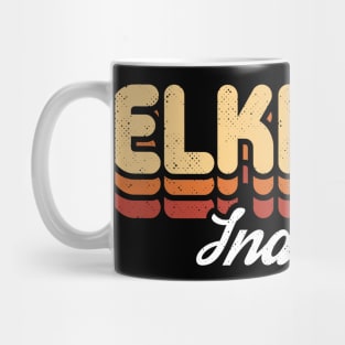 Retro Elkhart Indiana Mug